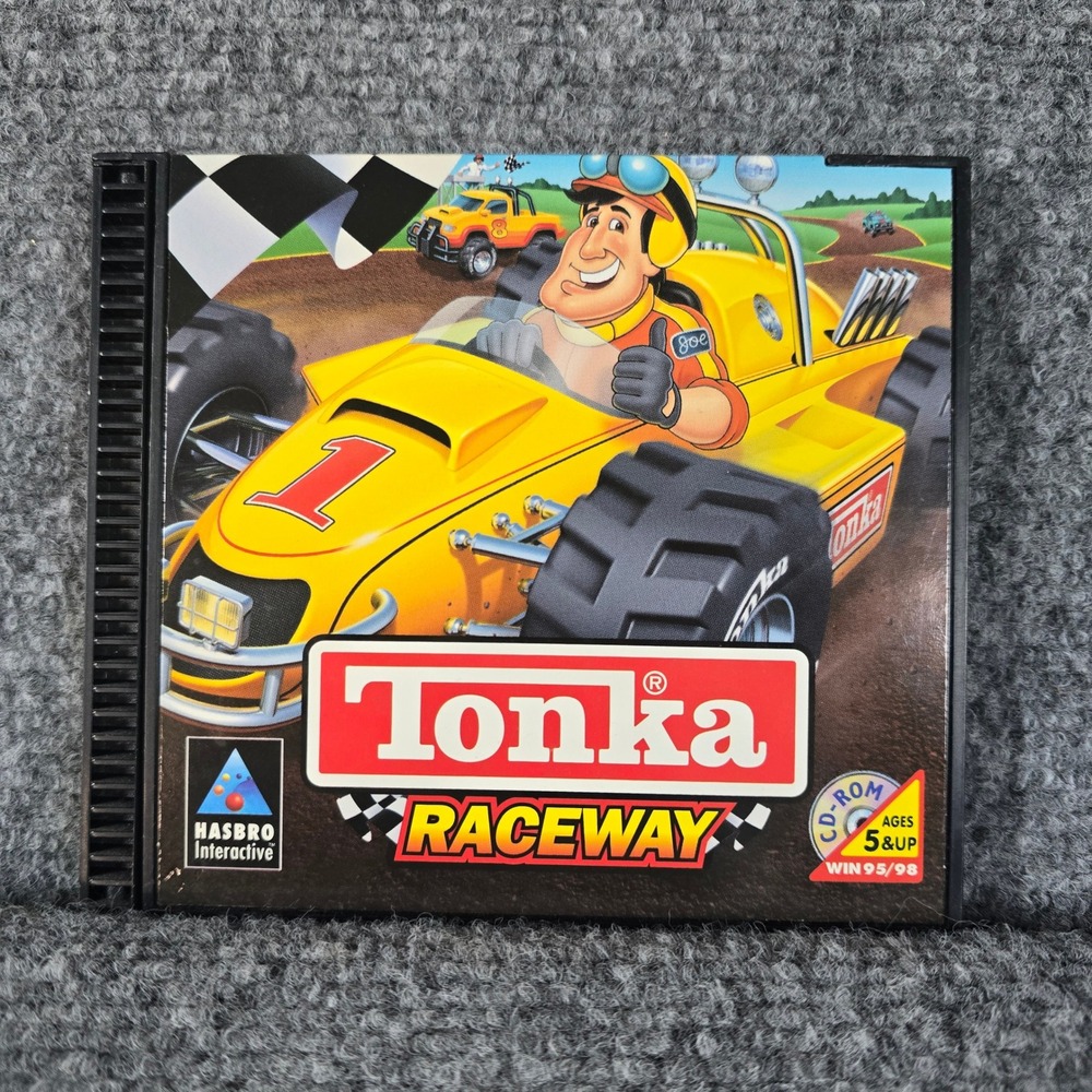 Tonka Raceway PC CD-ROM Game Hasbro Interactive Windows 95/98‎